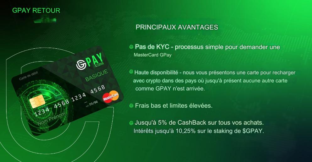 AVANTAGS DE LA CARTE